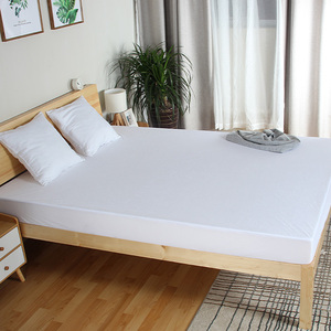 Hypoallergenic Folding Waterproof <strong>Mattress</strong> <strong>Protector</strong> 100% Polyester Knitted Fitted Bed Sheet Style - Product Image 6