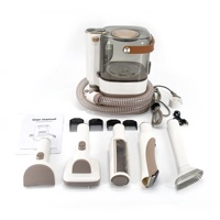 Kit de toilettage pour animaux de compagnie rechargeable 6 en 1 avec fonctions de lavage, de soufflage et d'aspiration faciles à utiliser pour la tondeuse à poils de chat et de chien
