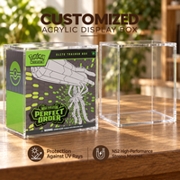 Vitrine en acrylique premium pour Mega Evolution Perfect Order Elite Trainer Box, étanche, anti-poussière, protection UV, aimant N52