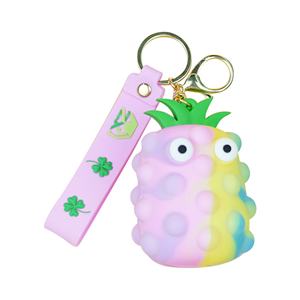 Porte-clés Ananas Colorés et Mignons en Gros, Pendentifs pour Sacs, Porte-clés de Voiture pour Cadeaux Promotionnels - Product Image 5