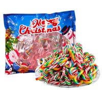 Factory Direct Christmas Cartoon Candy Lollipop Box-Hard Sweet Coated Fruity Gummy Glucose Canes