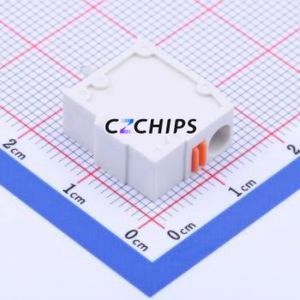 KF239-5.08-1P Spring Terminal Block Through hole Component (THT),P=5.08mm Connector 1x1P 5.08mm White 1P - Product Image 1