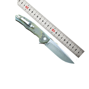 Miễn Phí Mẫu Ngoài Trời Túi Tự Vệ Thiết Kế Mới Lưỡi Thép Edc Gấp Pocket Dao G10 Xử Lý Chiến Thuật Săn Bắn Dao - Product Image 2