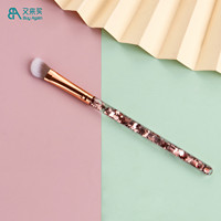 Achetez à nouveau des pinceaux de maquillage liquides scintillants, pinceaux de maquillage de luxe à paillettes liquides, manche en acrylique, paillettes scintillantes