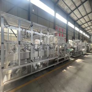 Mesin pembuat tisu basah bayi, sepenuhnya otomatis kecepatan tinggi 2400-2800 buah/menit, mesin manufaktur pembuat tisu basah tunggal - Product Image 1