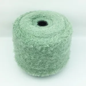 Katoenmolen 1/3. 5nm Teddywol 100% Polyester Beer Haargaren Pluche Valse Wimper Kattenhaar Breigaren