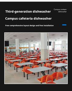 Lavavajillas Comercial Independiente para Exteriores y Cocina con Carcasa <span class=keywords><strong>de</strong></span> Acero Inoxidable - Product Image 2