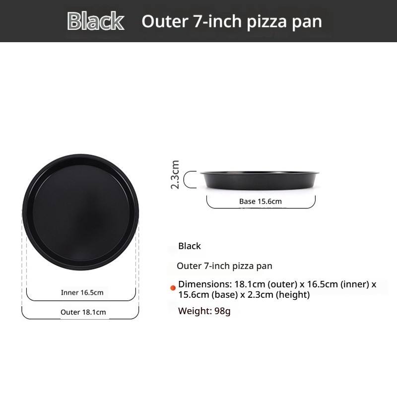 04 thick-black 7inch pizza pan
