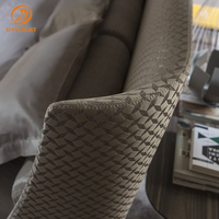 Lit de Luxe Exceptionnel, Mobilier de Chambre de Luxe, Ensembles de Chambre à Coucher, Design Moderne, Cadre en Bois, Tailles King Size et Queen Size