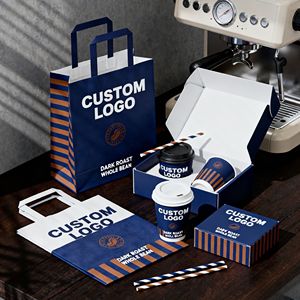 Tùy chỉnh dùng một lần nước ép trái cây uống cà phê bao bì giấy ly cà phê với nắp - Product Image 2