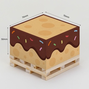 Nhà Máy Bán Hàng Trực Tiếp Của Biểu Tượng Tùy Chỉnh Tinh Tế Giấy Gạch Với Tự Dính Tính Năng Đơn Giản Bằng Gỗ Khay - Product Image 2