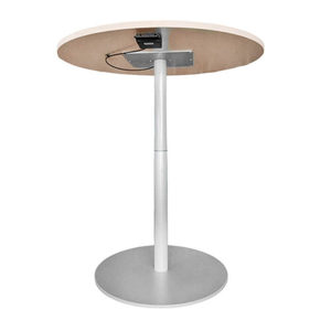 Tavolo Conferenza Altezza Variabile, acero, 100 cm di diametro - Product Image 1
