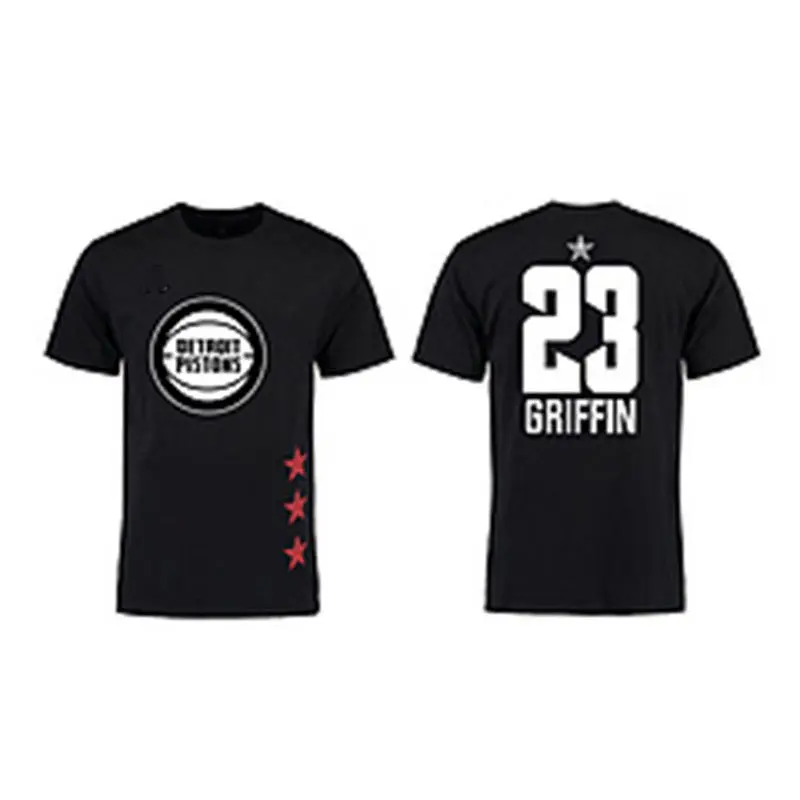 Camiseta de baloncesto de estrella para hombre, #23, Griffin White 2019