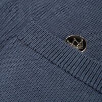 AiNear Vente en gros de logo personnalisé Oem & Odm Pull à manches longues col polo avec fermeture à glissière partielle 100% coton pour hommes