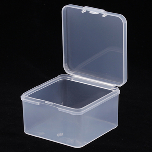กล่องเก็บของพลาสติก PP ใส รูปทรงสี่เหลี่ยมจัตุรัส/สี่เหลี่ยมผืนผ้า/ลูกบาศก์ สำหรับบรรจุอุปกรณ์ฮาร์ดแวร์ เครื่องมือช่างขนาดเล็ก ของขวัญ ตัวอย่างสินค้าฟรี - Product Image 5
