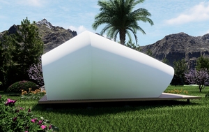 Carpa de Glamping de Lujo con Membrana de PVDF de Doble Capa de 850G, Refugio Moderno Impermeable y Resistente al Viento en Venta - Product Image 4