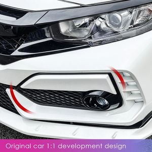 Car Body Kit Front Bumper Fog <b>Light</b> <b>Cover</b> <b>Trim</b> Mugen Style Plastic Easy Installation for Civic 10th Gen FK7 Type R - Product Image 4