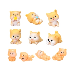 Figuras de Shiba Inu y cachorros adorables - Decoración de resina para coche, hogar, escritorio, manualidades DIY para el pequeño Halloween - Product Image 4