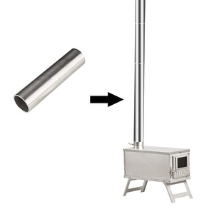 Stufa da <span class=keywords><strong>Campeggio</strong></span> Ultraleggera di Nuovo Design per Esterni con Vetro, Stufa Portatile a Legna per Tende da <span class=keywords><strong>Campeggio</strong></span> - Product Image 5