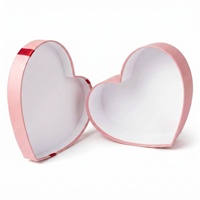 Boîte rigide de forme irrégulière personnalisée, emballage de boîte rigide, boîtes en papier en forme de cœur faites à la main pour mariage, anniversaire et cadeaux de boutique