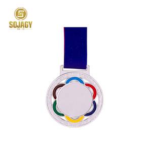 Medalla Metálica Arcoíris en Blanco de Sojagy, Área en Blanco para Grabado de Texto Personalizado, para Actividades Comunitarias <span class=keywords><strong>y</strong></span> Premios de Arte - Product Image 3