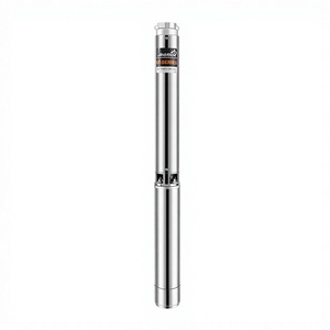 Bomba Sumergible Eléctrica Monofásica de Alta Presión de 4 Pulgadas y 1.5HP para Pozos Profundos, Impulsor de Acero Inoxidable y Plástico, Multietapa, OEM - Product Image 1