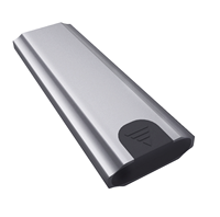 Kotak Hard Disk Eksternal SSD M.2 NVME NGFF M.2 SATA ke USB 3.1 Tipe C, Casing Aluminium NGFF