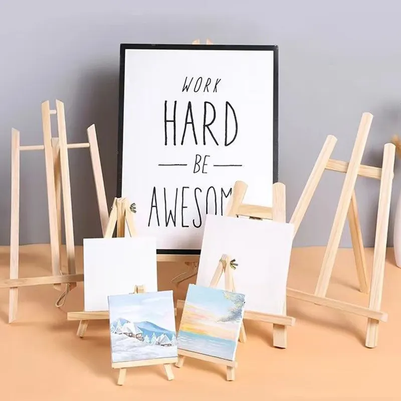 Adjustable Kids H-Frame Artist Easel Mini Tabletop Display Easel Wooden Painting Canvas Easel