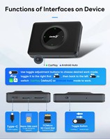 OEM ODM Android 13.0 Carplay Android-Auto pour Tesla AI Smart Box Adaptateur sans fil Android Auto Carplay 2 en 1 pour Youtube