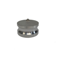 Bouchon anti-poussière Camlock en aluminium de 3 pouces, raccord rapide mâle avec œillet pour réservoir, semi-remorque, pipeline d'huile
