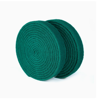 Rouleau de conditionnement de surface non tissé Fortunebrasive 70-100mm Rouge Vert Grain 180-400, découpé sur mesure, Oxyde d'aluminium, pour cuisine et métal