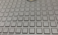Tapis de sol en caoutchouc pour Volkswagen VW LT II 1996-2006, tapis de sol en PVC latex résistant, imperméables toutes saisons, Alfombrillas Tapis