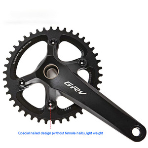 Juego de Bielas para Bicicleta de Gravel con Plato de 4 Orificios BCD110 38/40/42/44/46/48T y Biela de 170mm con Eje de Pedalier - Product Image 3
