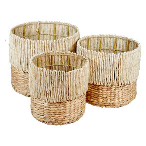 ¡Venta! Cesta de jacinto de agua tejida a mano Hogar y cocina Precio barato al mejor precio - Product Image 1