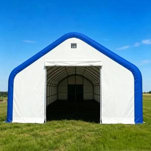 Tente de stockage industrielle en PVC ignifuge, résistante aux déchirures, aux vents forts et à la neige - Product Image 5