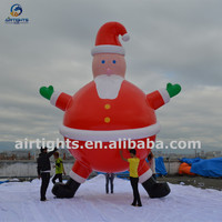 Offre Spéciale Noël Gonflable Géant Flottant Gonflable 6m haute Santa Claus Hélium Parade Ballon