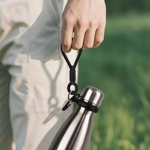 Bouteilles d'eau isothermes sans BPA de 500 ml, en acier inoxydable, avec cordon, bouteille en forme de cola, goulot étroit - Product Image 4