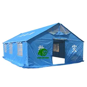 KANGO-tienda de lona impermeable para exteriores, carpa grande de lona para emergencias, 20 personas, lista para enviar