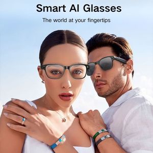 แว่นตาอัจฉริยะไร้สายพร้อมกล้อง ระบบเสียง <span class=keywords><strong>VR</strong></span> แปลภาษา AR Meta ChatGPT Assistant Zhongshan Oris Lighting แว่นตาอัจฉริยะ AI แว่นกันแดดอัจฉริยะ - Product Image 4