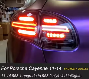 ไฟท้าย LED รุ่นใหม่ AURON สำหรับ Cayenne 2011-2014 985.1 อัพเกรดไฟเลี้ยวแบบไดนามิก ไฟเบรก ใช้ได้กับรถทั่วไป - Product Image 2
