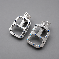 Repose-pieds Surron Ultra Bee Light Bee X LBX en aluminium CNC, larges, pour moto électrique tout-terrain, performance, logo personnalisé au laser