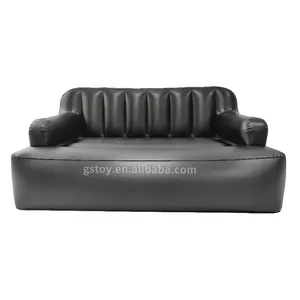 エコ厚くPVCダブルサイズソファ屋外キャンプ折りたたみエアチェアリビングルームインフレータブルソファ - Product Image 1