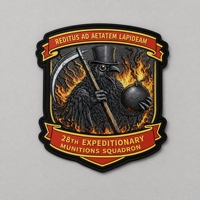 Patch PVC 3D personnalisé, style tactique, badge moral, patch en caoutchouc 3D en relief, auto-agrippant pour sacs à dos, vestes et équipements