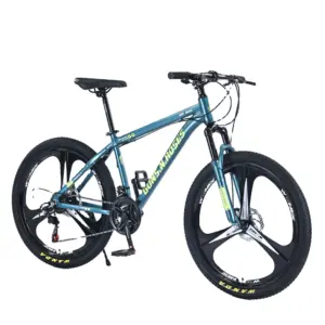 The classic twin triangle frame foldable variable speed shock-absorbing mountain bike is for everyone