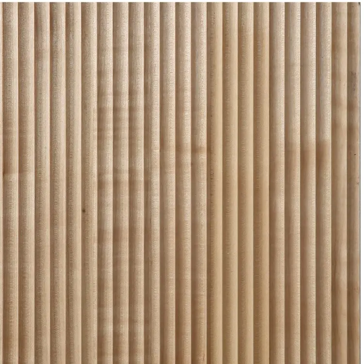 Rivestimenti in legno all'ingrosso esterni moderni pannelli a fessura lunga parete interna per rivestimento di intradosso