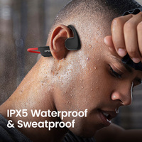 ALOVA Meilleure Offre Casque sans Fil à Conduction Aérienne Écouteurs de Sport IPX5 Casque Ouvert Bluetooth 5.2