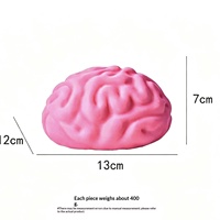 Jouet anti-stress géant en forme de cerveau réaliste, à rebond lent, idéal pour la relaxation émotionnelle