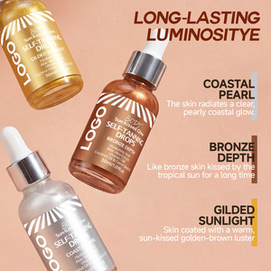Gotas Bronceadoras Herbales Personalizadas Transfronterizas con Aloe Vera y Vitaminas C y E, <span class=keywords><strong>Autobronceador</strong></span> sin Sol con SPF 1-10, Hidratante - Product Image 3