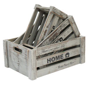 Boîte-cadeau en bois personnalisée, caisse en bois pour l'emballage, organisateur de stockage, conteneur, décorations <span class=keywords><strong>Vintage</strong></span> de maison de ferme de château - Product Image 2