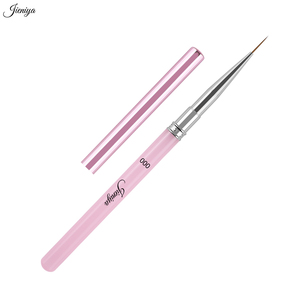 Pinceau à ongles Kolinsky à prix d'usine, outil de superposition céramique dentaire, manche en plastique rose pour la réparation de la porcelaine et l'utilisation en laboratoire - Product Image 3